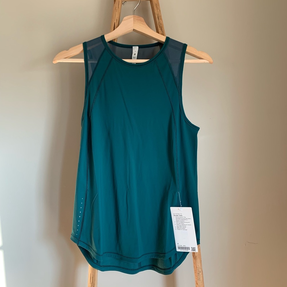 Lululemon sculpt tank - jasper green